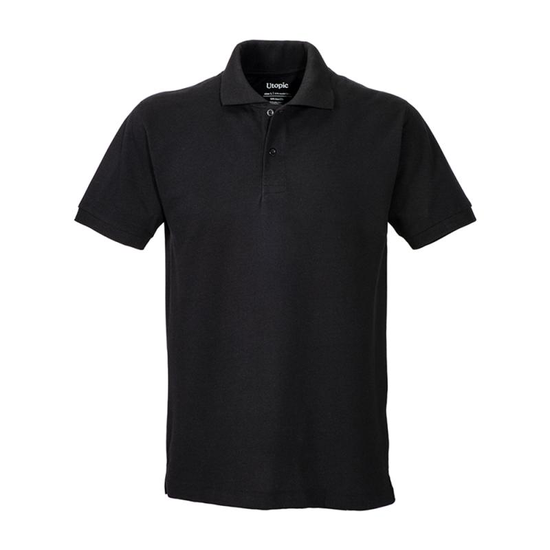 Polo de piqué de algodón reciclado (tallas xs a xxl)