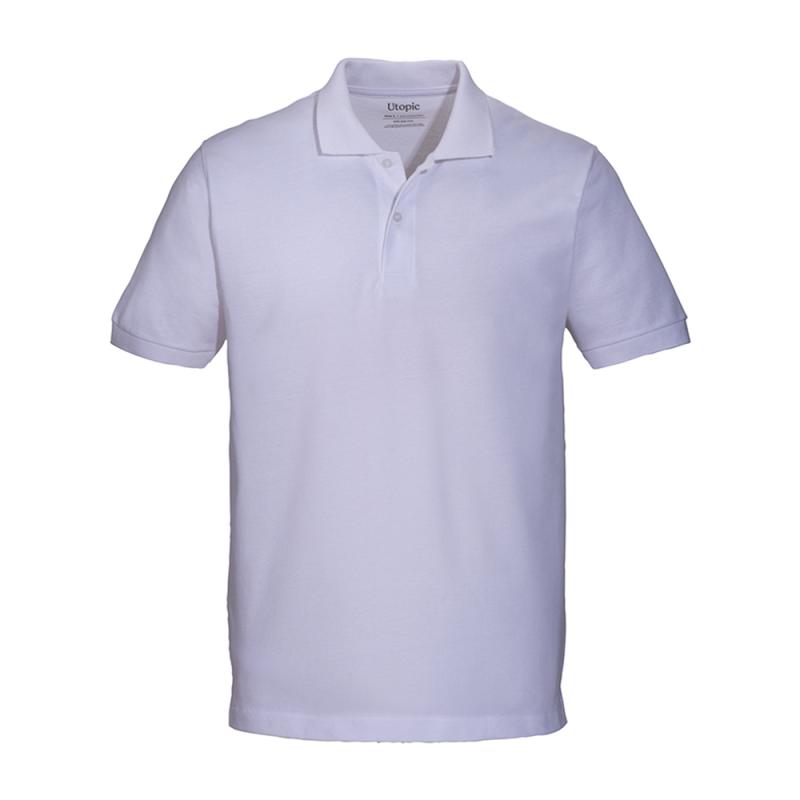 Polo de piqué de algodón reciclado (tallas xs a xxl)