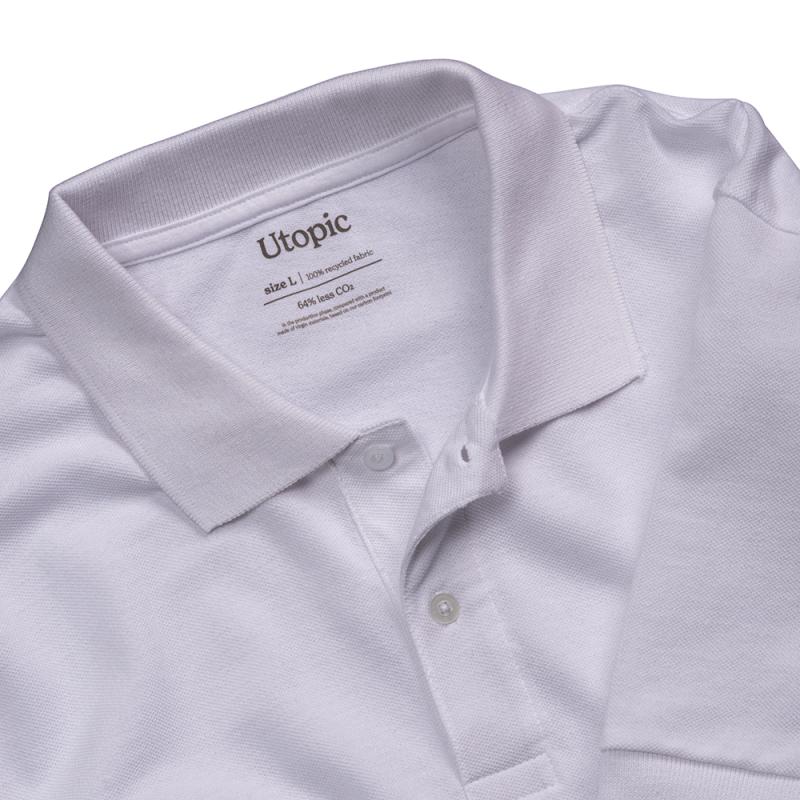 Polo de piqué de algodón reciclado (tallas xs a xxl)