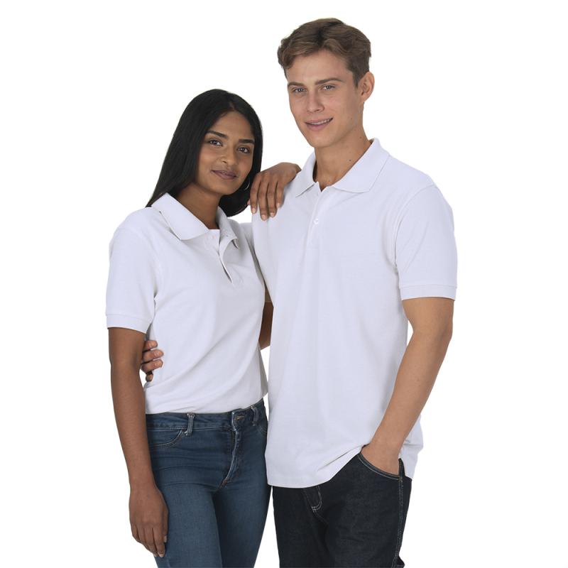 Polo de piqué de algodón reciclado (tallas xs a xxl)