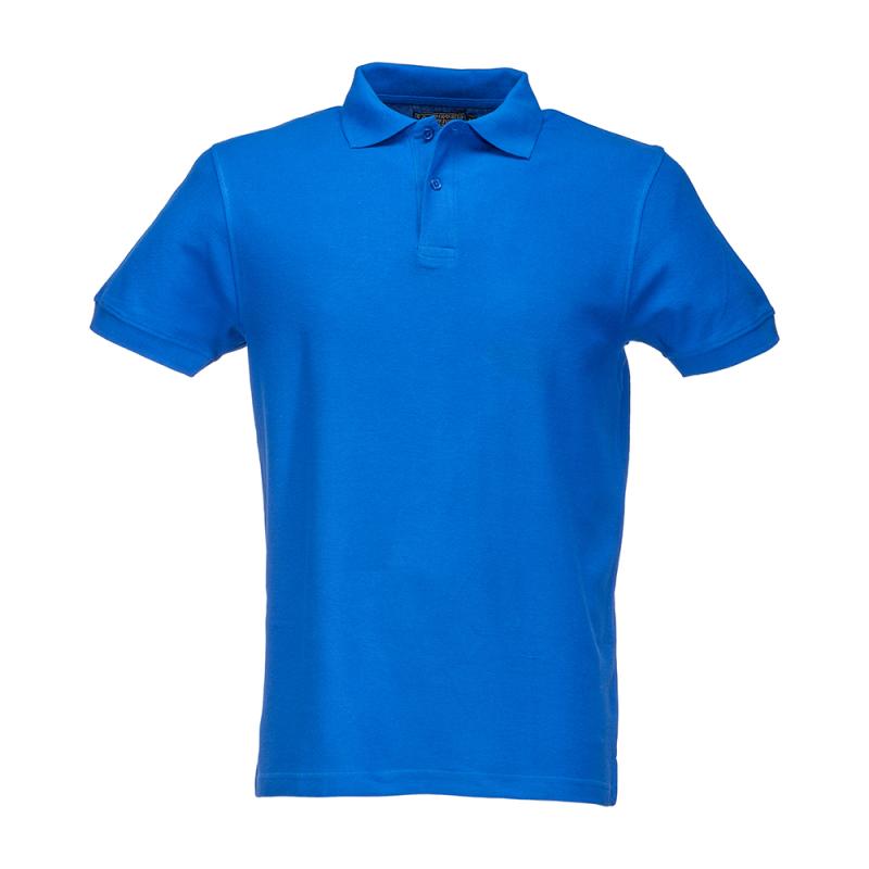 Polo piqué de algodón para hombre con manga corta.