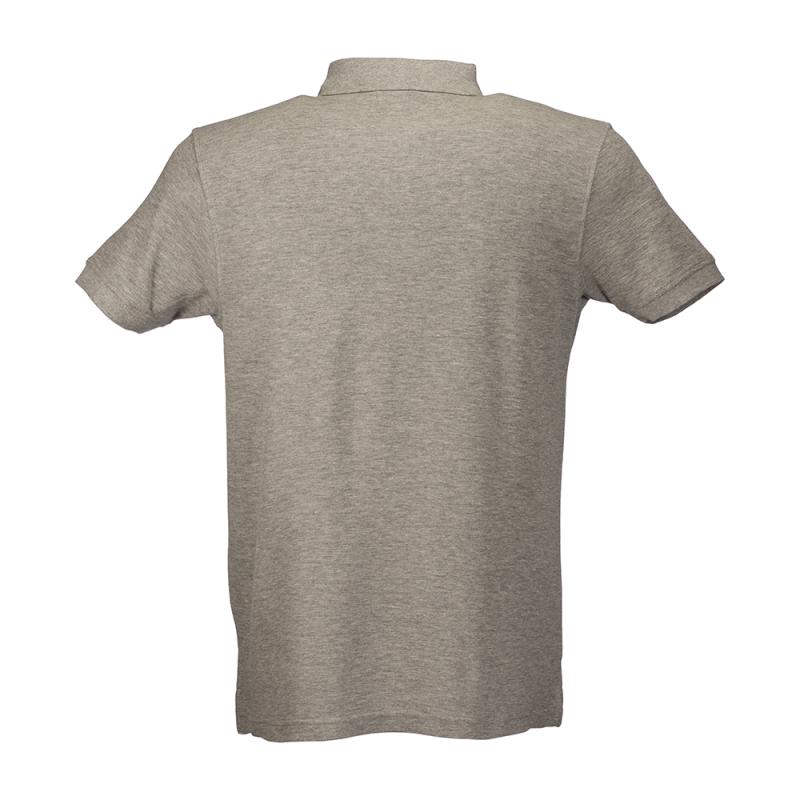 Polo piqué de algodón para hombre con manga corta.