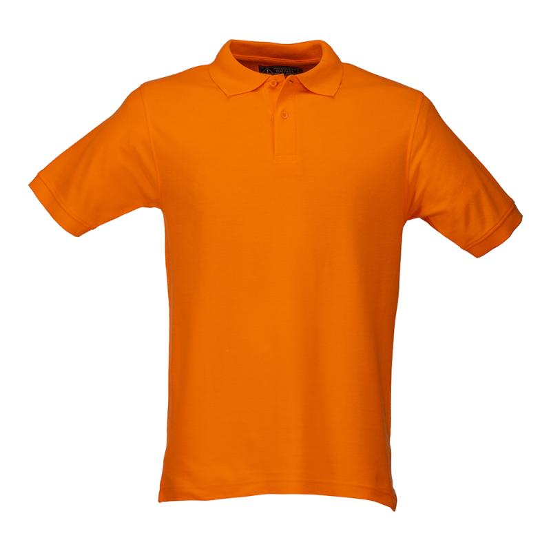 Polo piqué de algodón para hombre con manga corta.