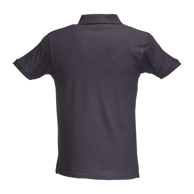 Polo piqué de algodón para hombre con manga corta.