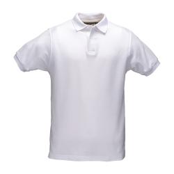 Polo piqué de algodón para hombre con manga corta.
