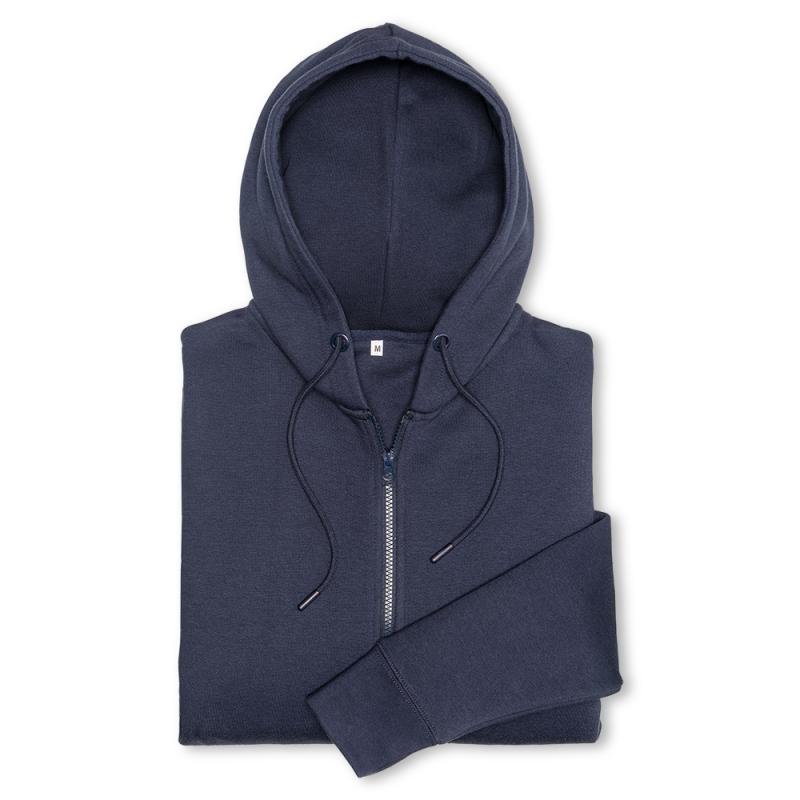 Sudadera unisex de tejido orgánico de 280 g/m2 (80% algodón orgánico y 20% poliéster recic