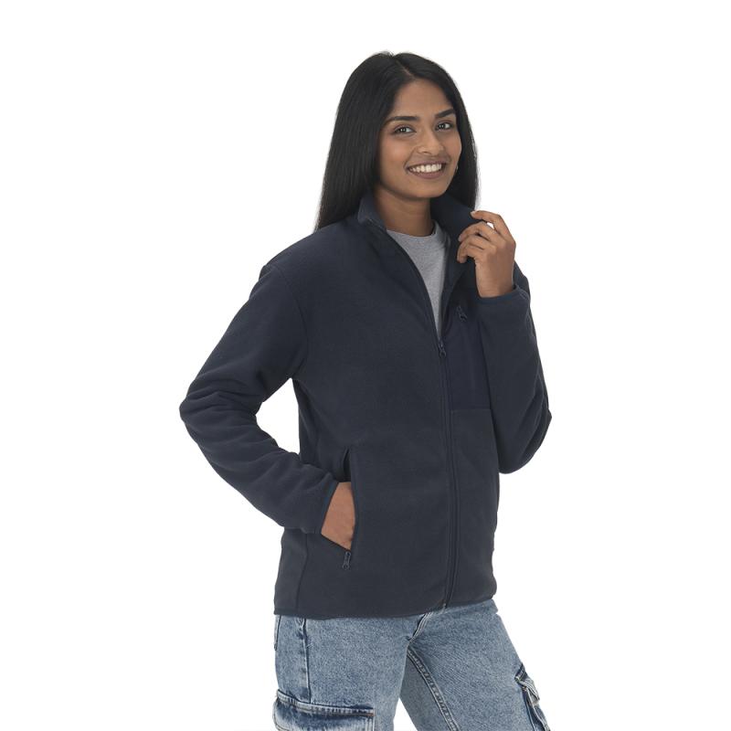 Sudadera unisex de micropolar en tejido de 240 g/m2 (100% poliéster reciclado)