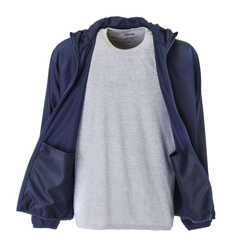 Chaqueta ligera unisex en tejido de 75 g/m2 (100% poliéster reciclado)