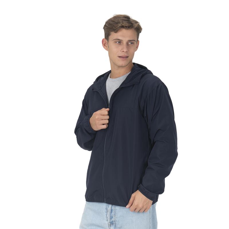 Chaqueta ligera unisex en tejido de 75 g/m2 (100% poliéster reciclado)