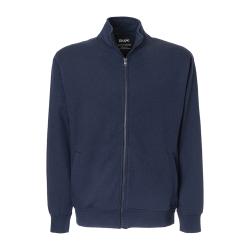 Sudadera unisex con cremallera en tejido 100% regenerado de 280 g/m2