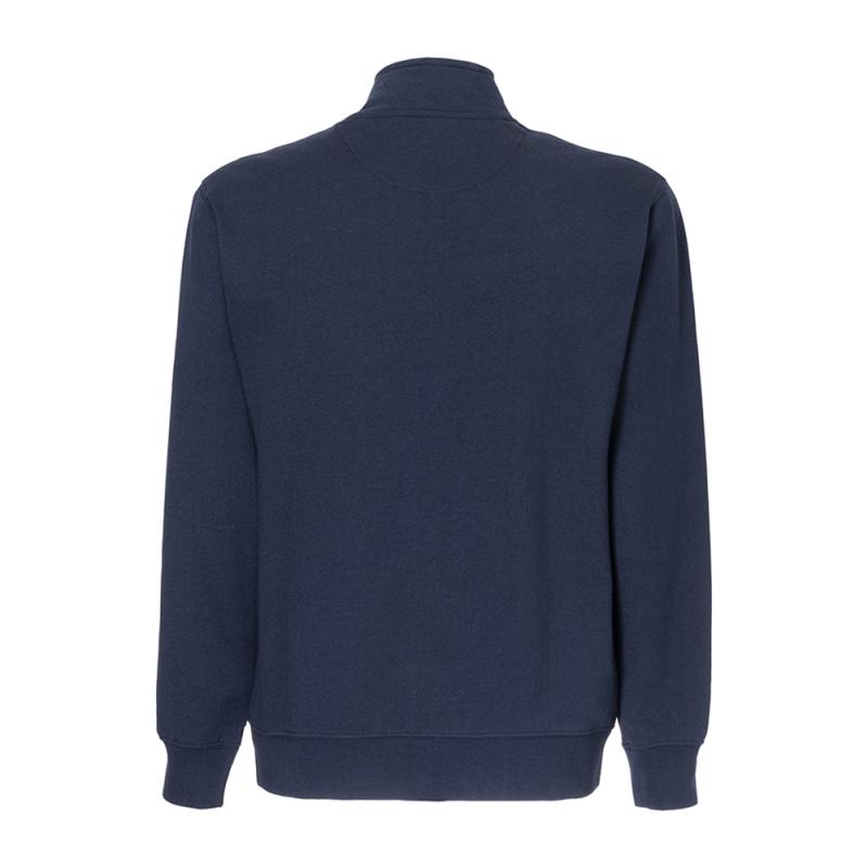 Sudadera unisex con cremallera en tejido 100% regenerado de 280 g/m2