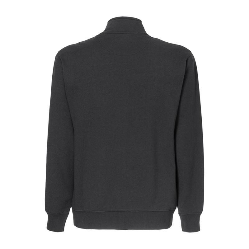 Sudadera unisex con cremallera en tejido 100% regenerado de 280 g/m2