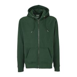 Tejido 100% regenerado. Sudadera unisex con capucha