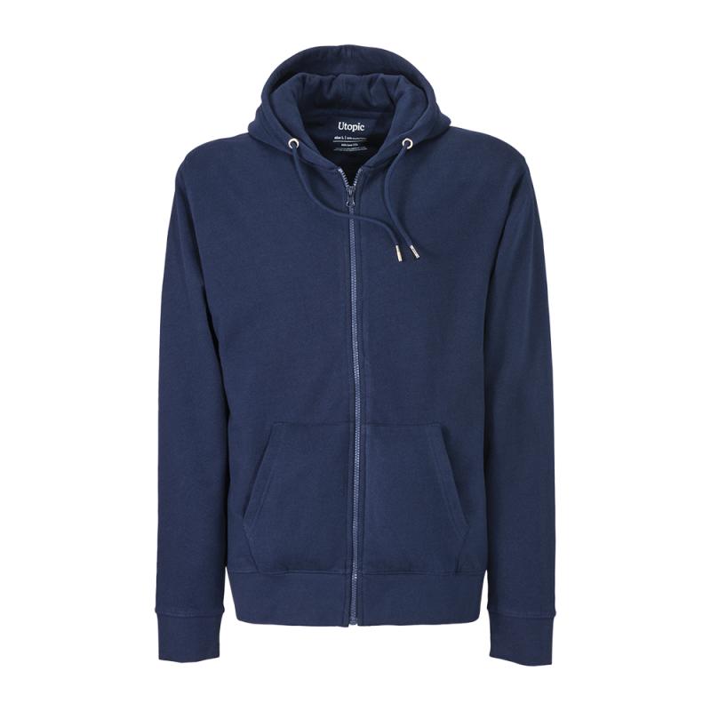 Tejido 100% regenerado. Sudadera unisex con capucha