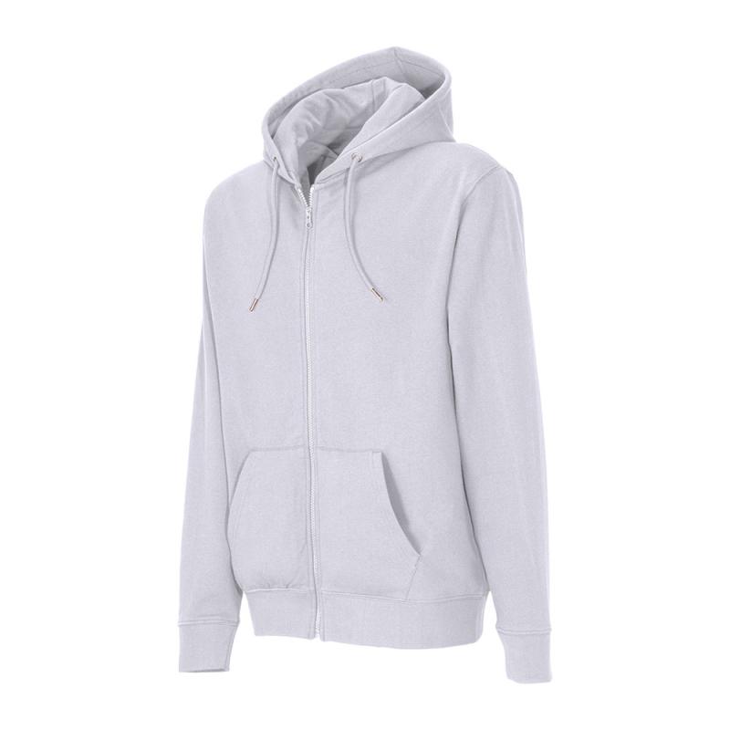 Tejido 100% regenerado. Sudadera unisex con capucha