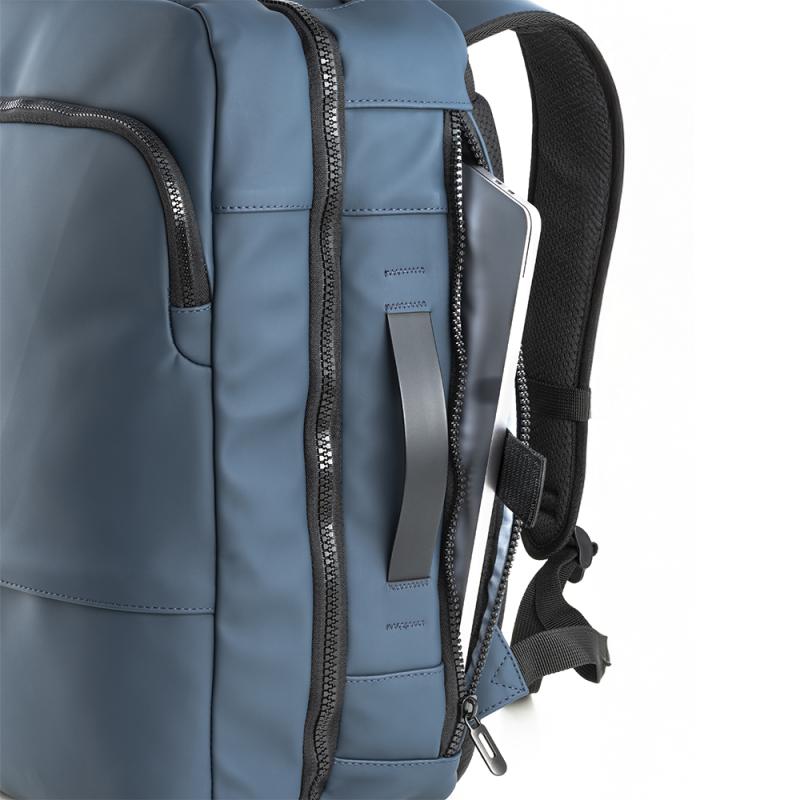 Mochila/maleta de viaje con compartimento para portátil (15") en PU suave