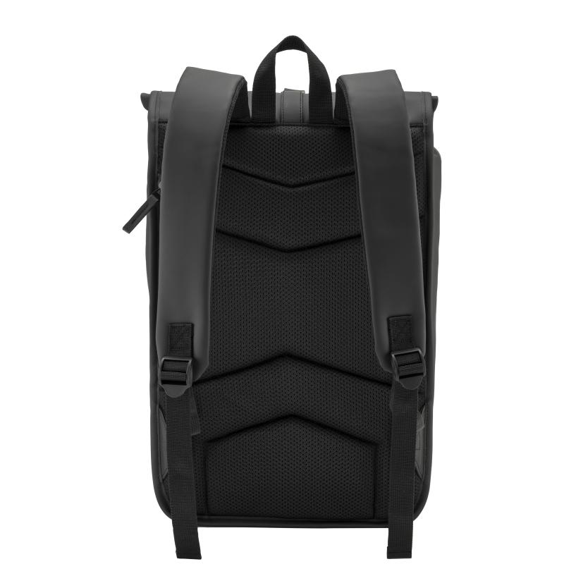 Mochila porta PC (15) en suave PU reciclado resistente al agua