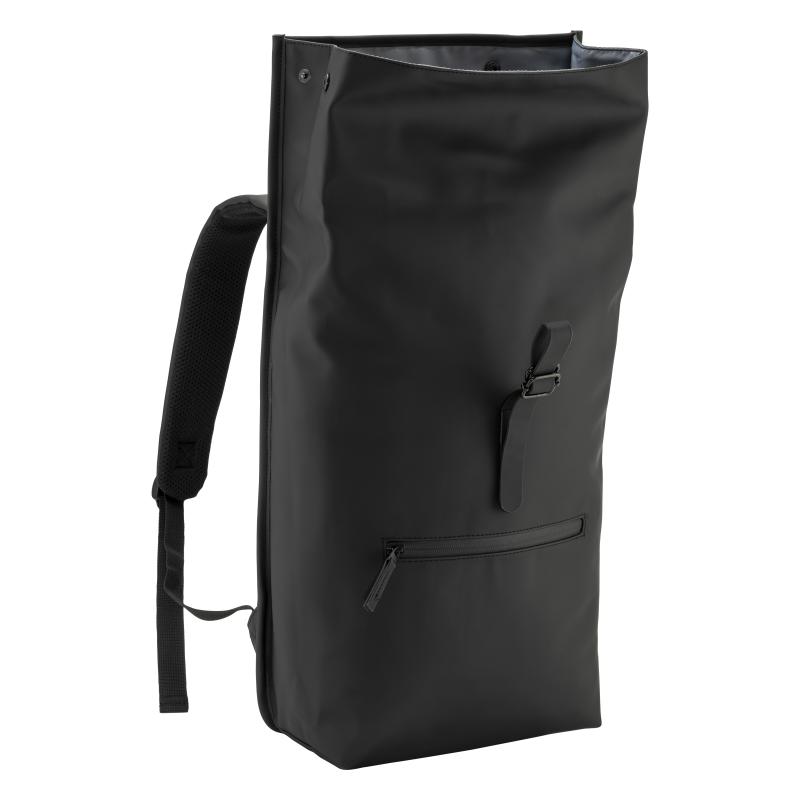 Mochila porta PC (15) en suave PU reciclado resistente al agua