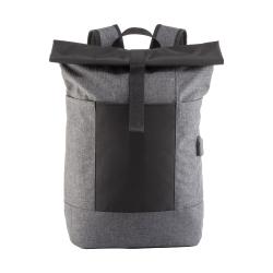 Mochila para portátil en poliéster reflectante