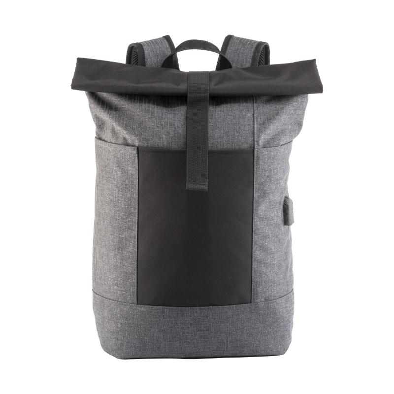 Mochila para portátil en poliéster reflectante