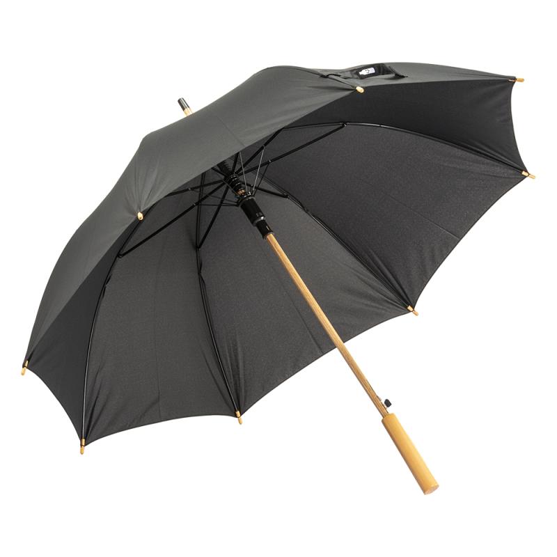 Paraguas de apertura automática fabricado en pongee R-PET 190T