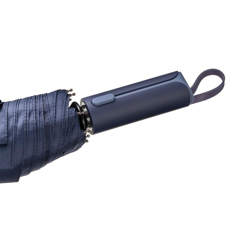 Paraguas plegable de poliéster 190T con apertura automática y carcasa a juego