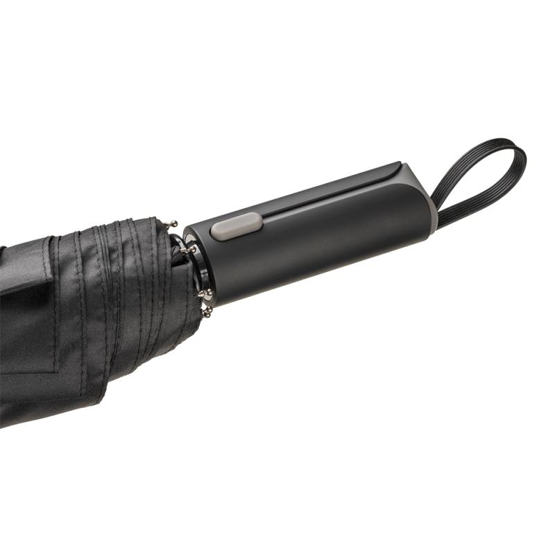 Paraguas plegable de poliéster 190T con apertura automática y carcasa a juego