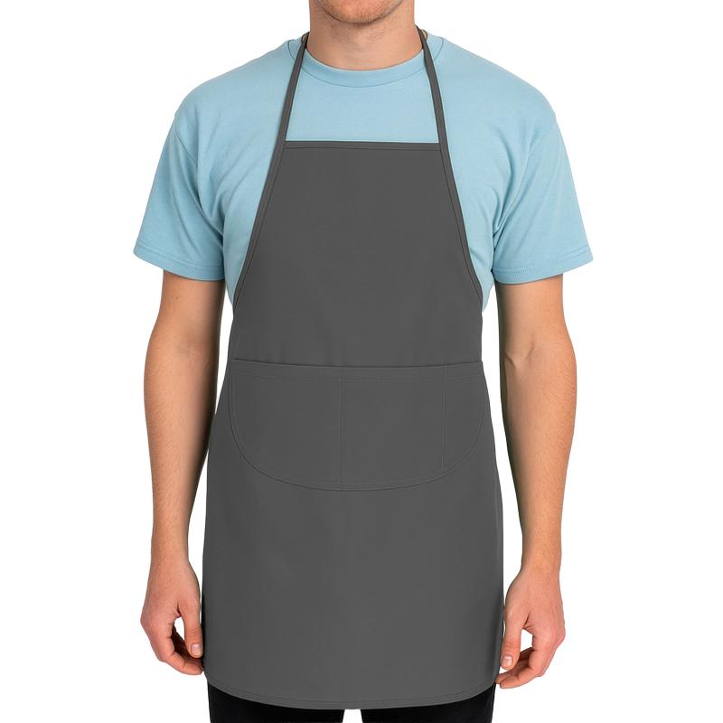 Delantal largo Made in Italy en algodón y poliéster 200 g/m2