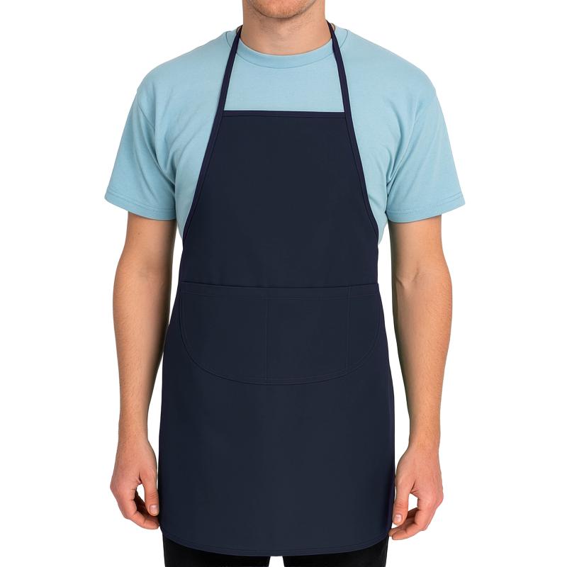 Delantal largo Made in Italy en algodón y poliéster 200 g/m2