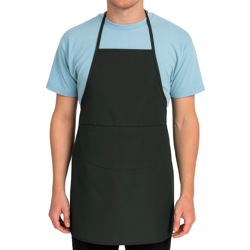 Delantal largo Made in Italy en algodón y poliéster 200 g/m2