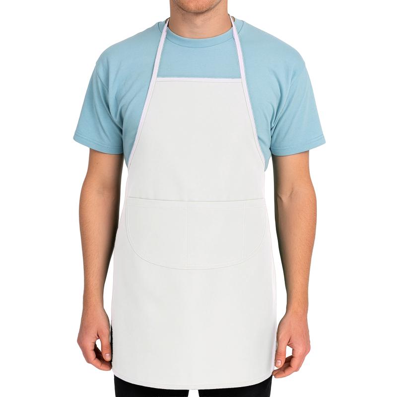 Delantal largo Made in Italy en algodón y poliéster 200 g/m2