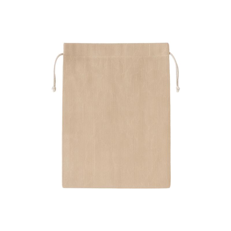 Bolsa regalo en juco 250 g/m2. Reutilizable y cerrable gracias a su doble cordon