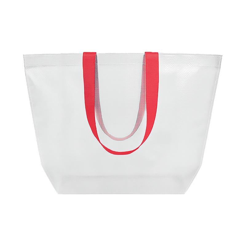 Bolsa shopper transparente en PP laminado 110 g/m2