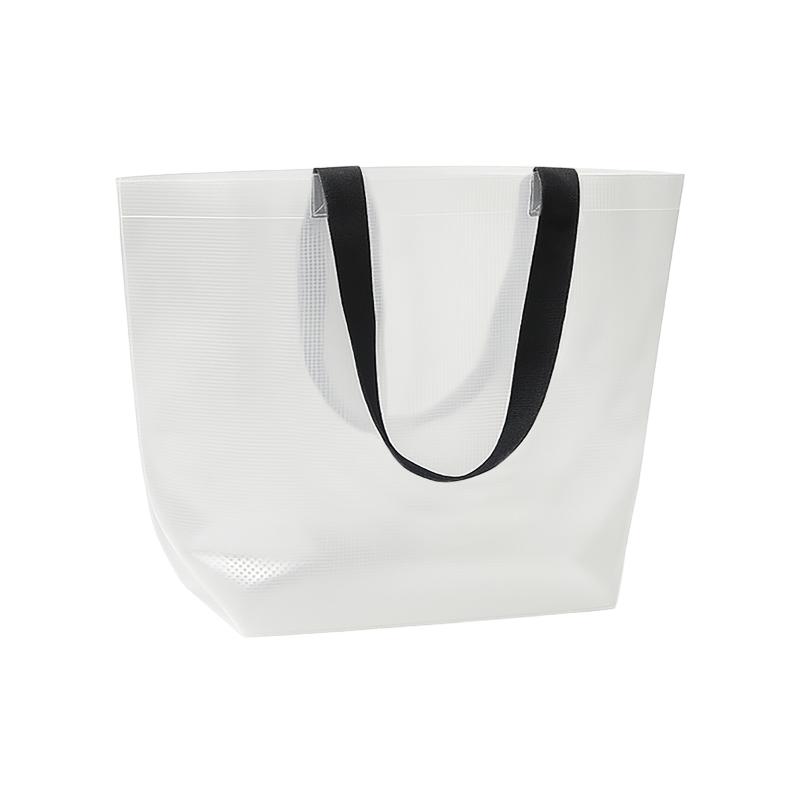 Bolsa shopper transparente en PP laminado 110 g/m2