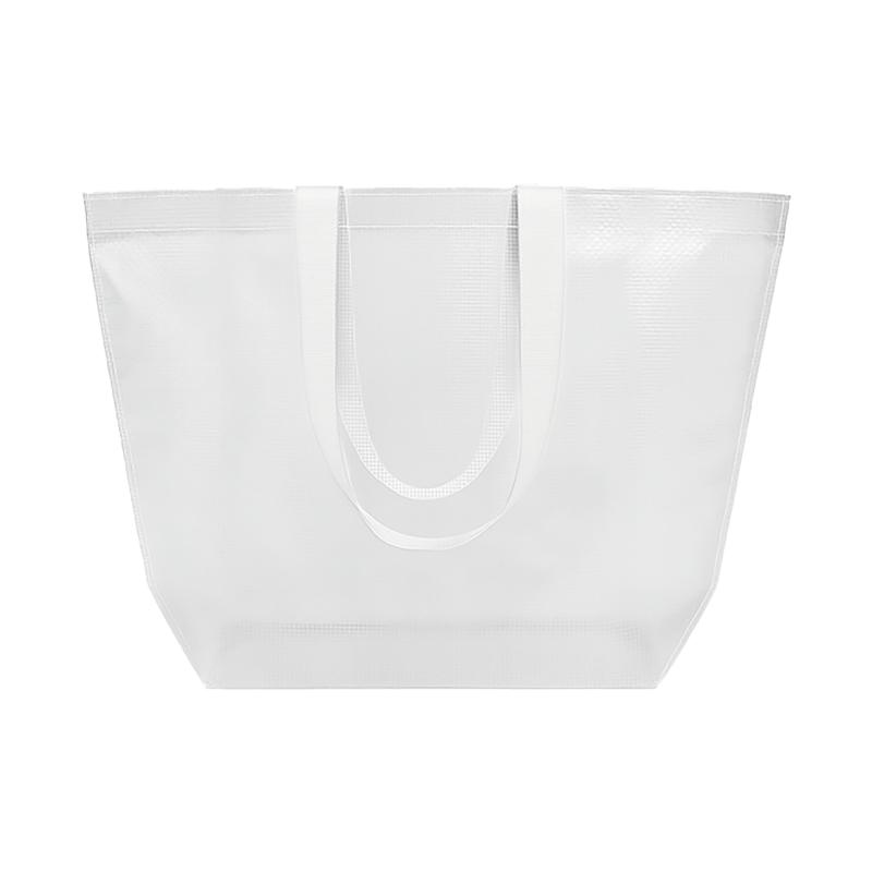Bolsa shopper transparente en PP laminado 110 g/m2