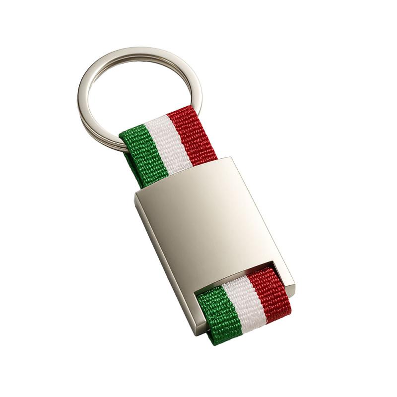 Llavero de metal con tira de nylon