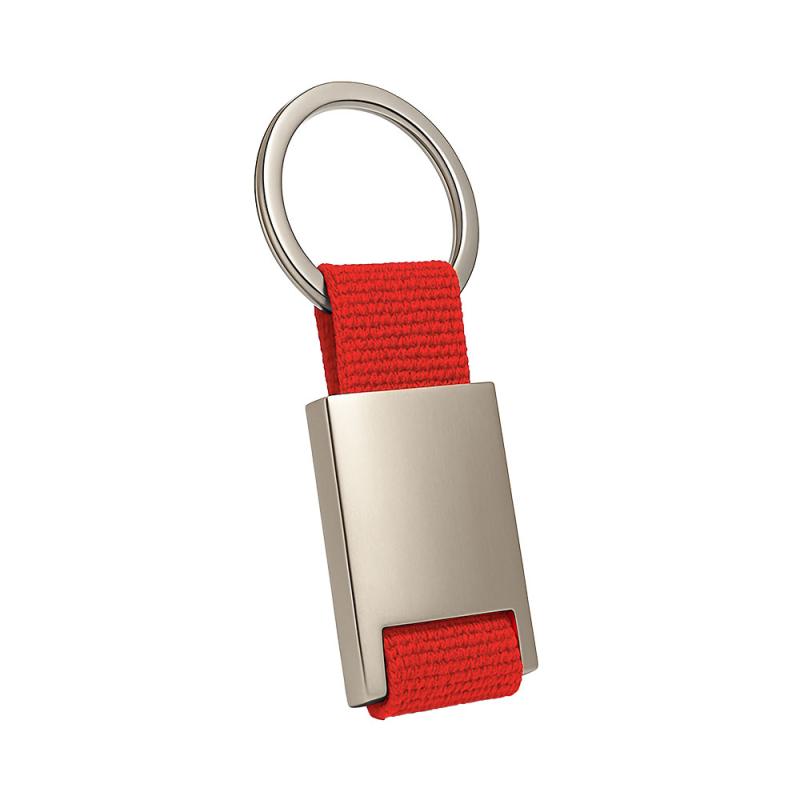 Llavero de metal con tira de nylon