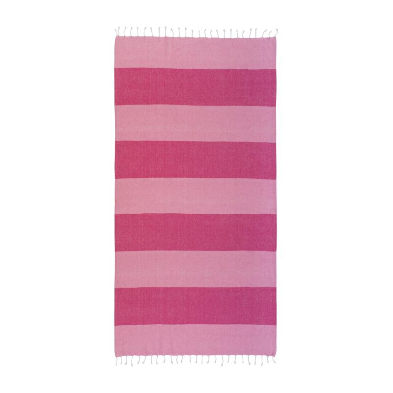 Toalla de playa de algodón reciclado de 180 g/m2 con certificado GRS