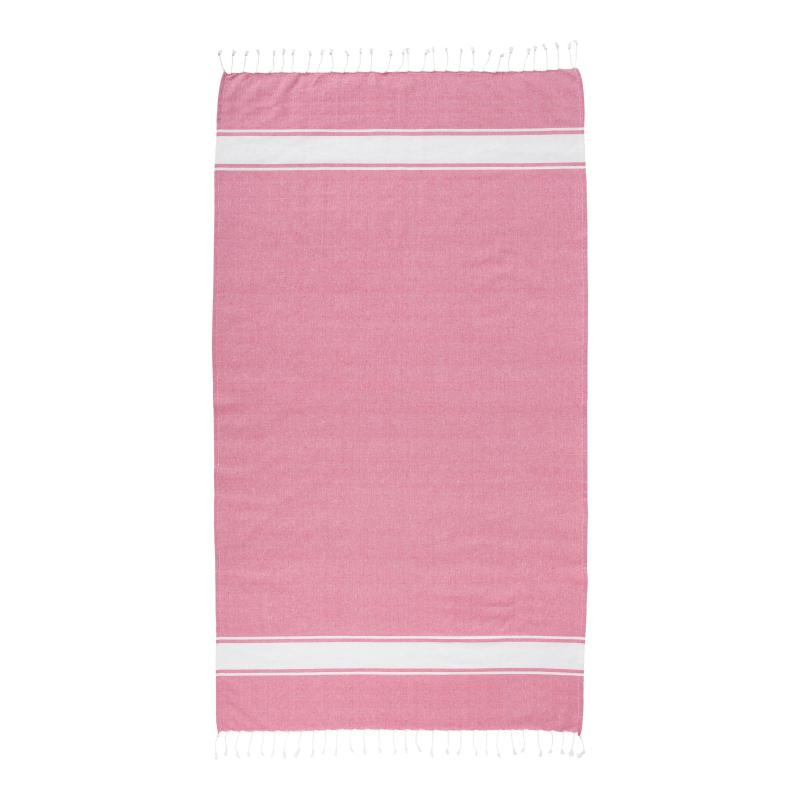 Toalla de playa de algodón reciclado de 150 g/m2 con certificado GRS