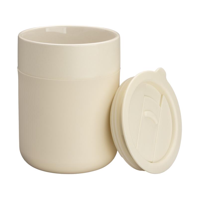 Taza de cerámica con revestimiento de silicona 300 ml