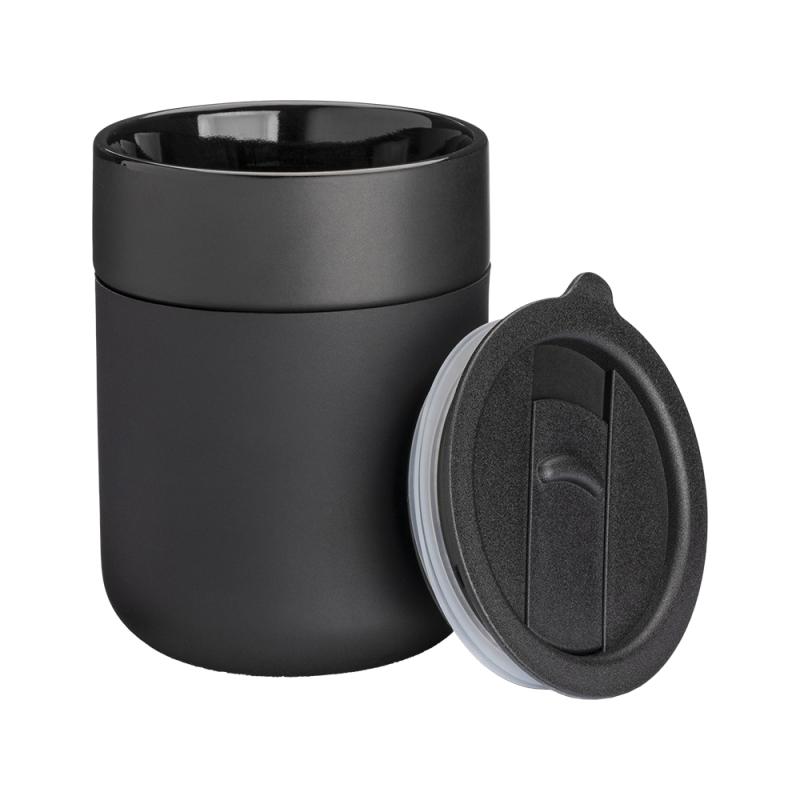 Taza de cerámica con revestimiento de silicona 300 ml