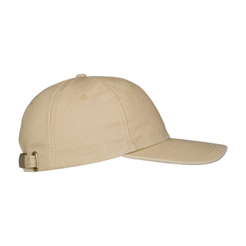 Gorra de béisbol de algodón lavado a la piedra de 260 g/m2, 6 paneles