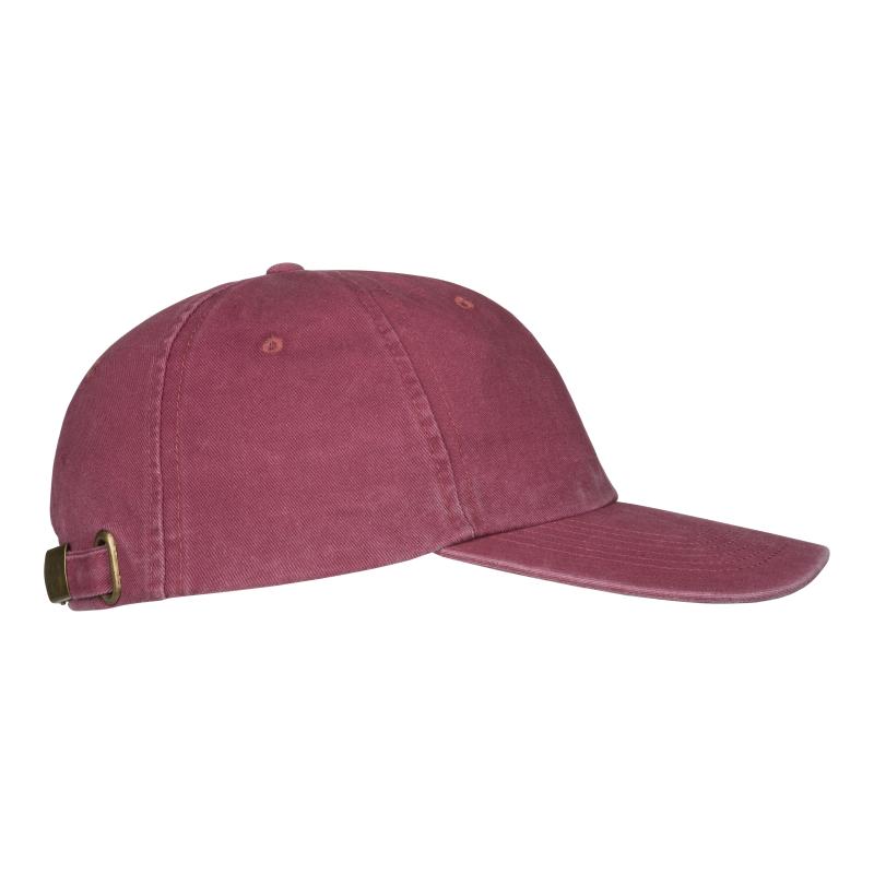 Gorra de béisbol de algodón lavado a la piedra de 260 g/m2, 6 paneles