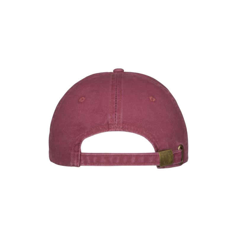 Gorra de béisbol de algodón lavado a la piedra de 260 g/m2, 6 paneles