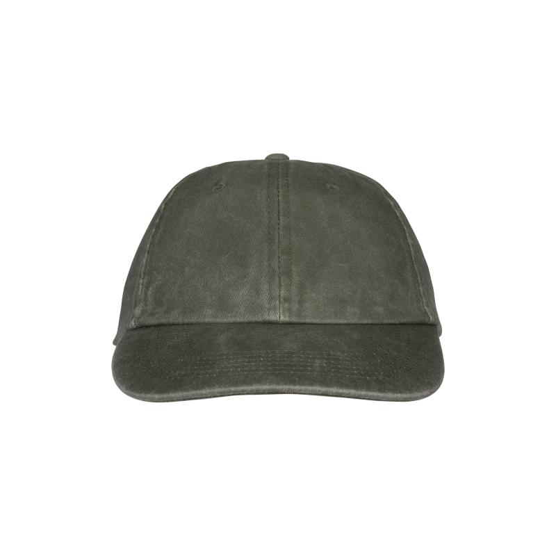 Gorra de béisbol de algodón lavado a la piedra de 260 g/m2, 6 paneles