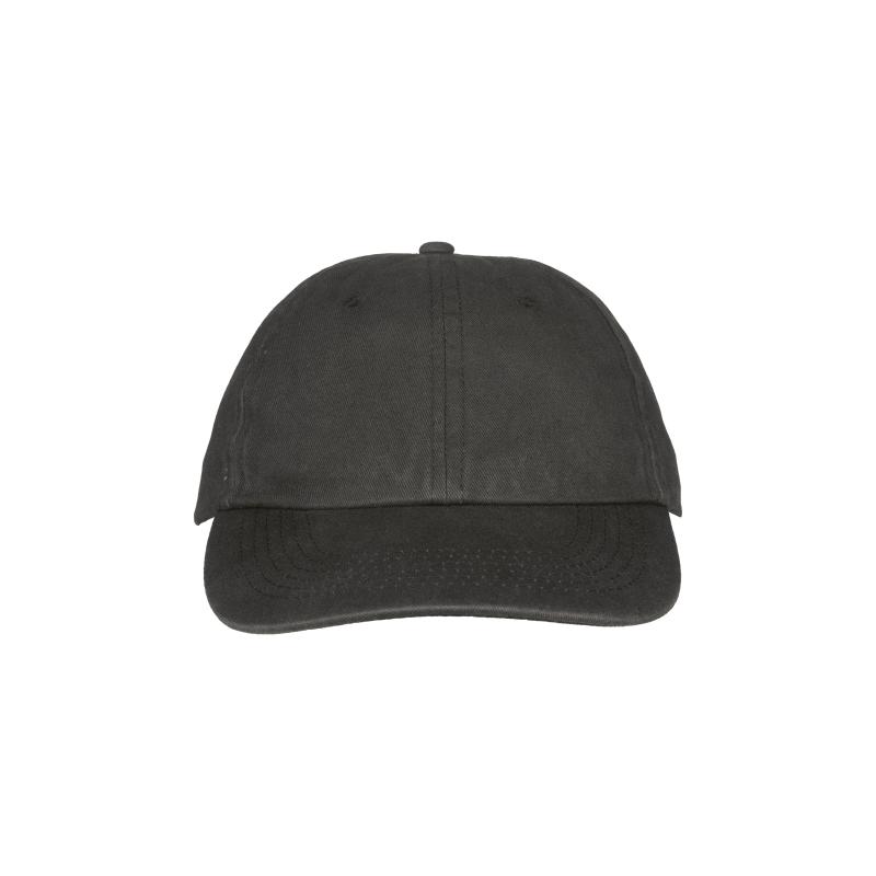 Gorra de béisbol de algodón lavado a la piedra de 260 g/m2, 6 paneles