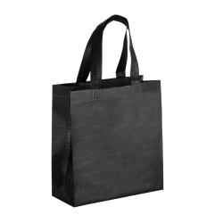 Bolsa shopper de PET reciclado termosellado de 80 g/m2 (TNT R-PET)