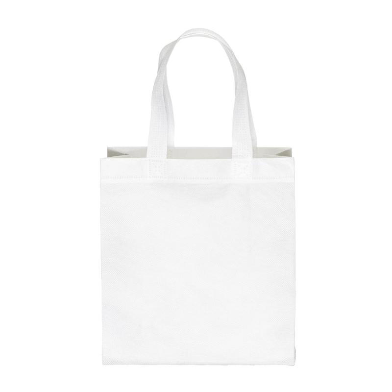 Bolsa shopper de PET reciclado termosellado de 80 g/m2 (TNT R-PET)
