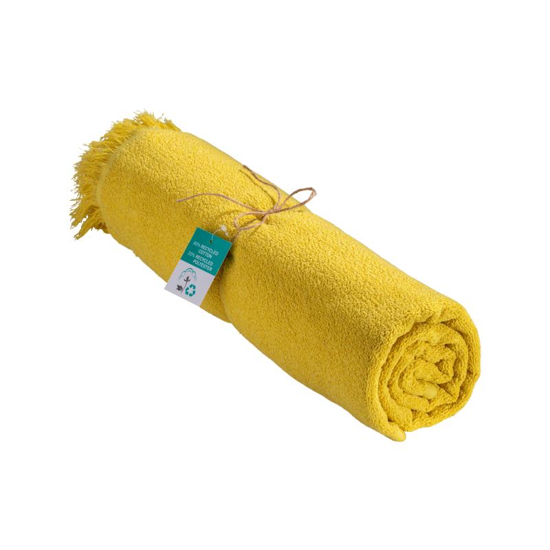 Toalla de playa/Fouta de algodón reciclado de 360 g/m2