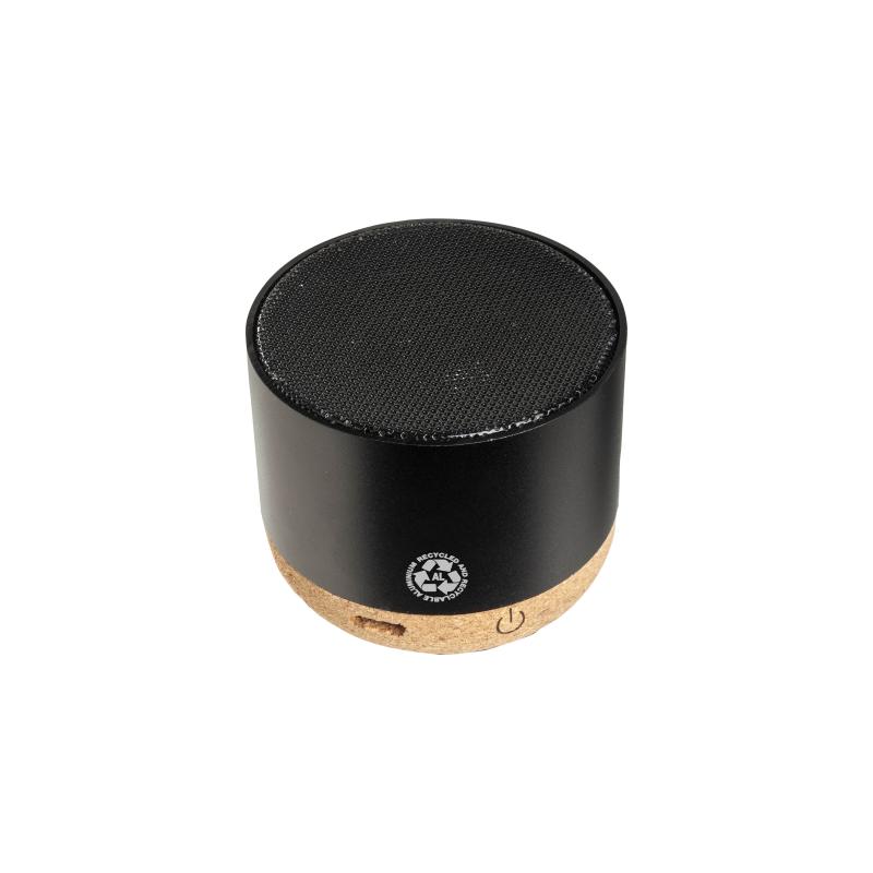 Mini altavoz Bluetooth con base de corcho